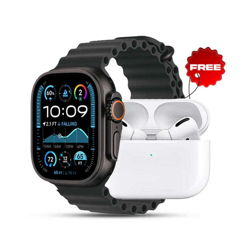 CROWN i60 ULTRA 2 WITH EARUBS PRO 2 (7+1 STRAPS) BEST QUALITY PERFECT SOUND QUALITY